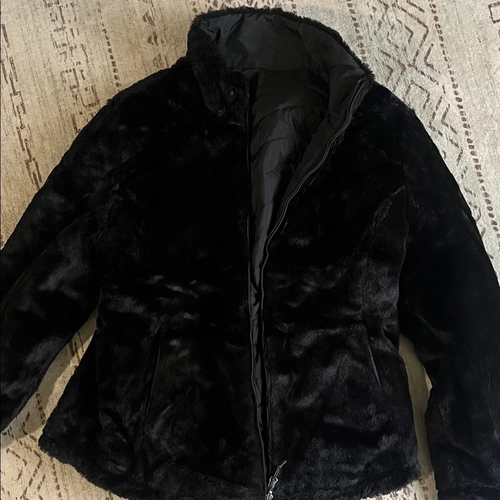 Free Country Dark Quilted Outerwear reversible - Picture 4 of 5